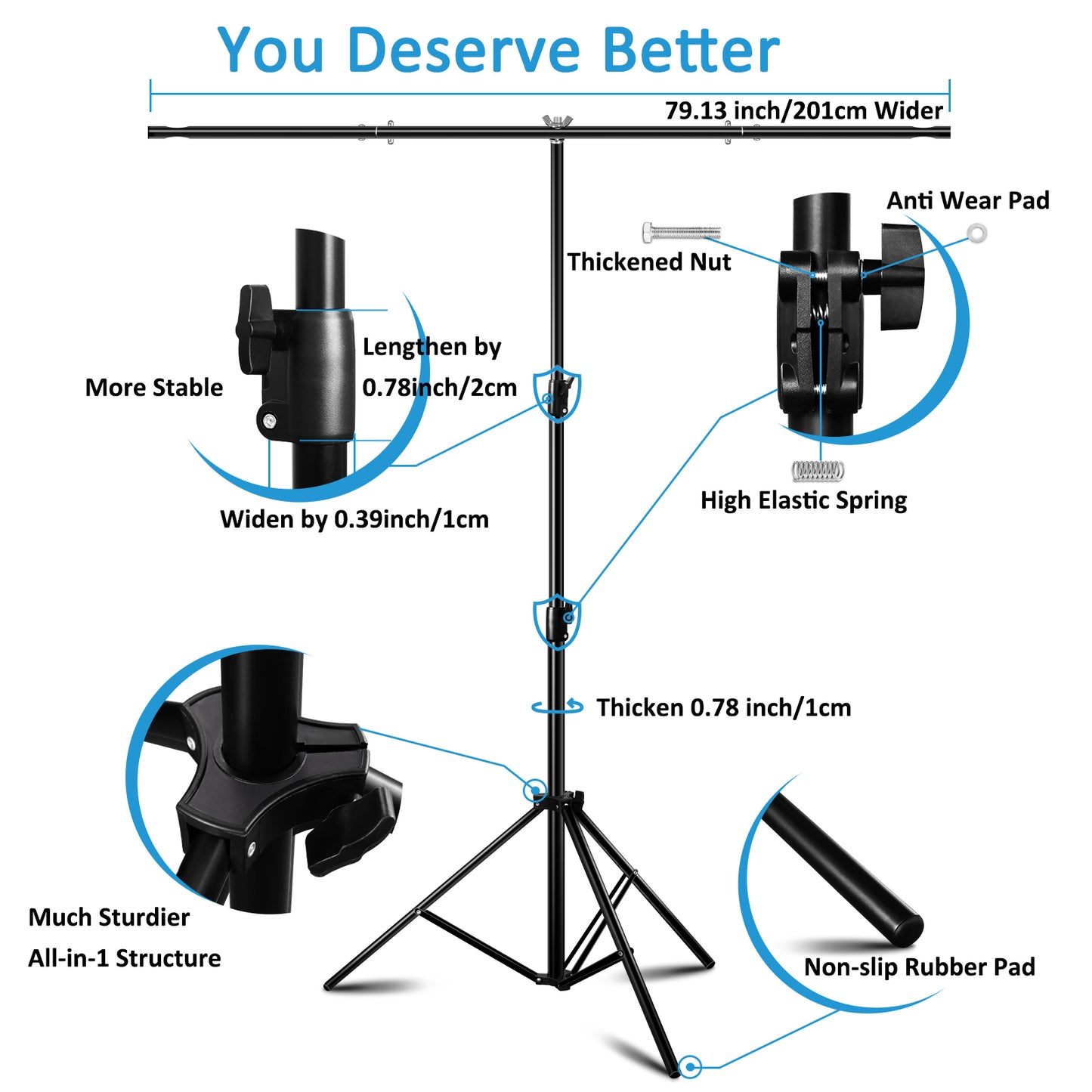 Heysliy 6.5 X 9.6 FT Green Screen Backdrop Kit with 6.5 X 6.5 FT Portable Backdrop Support Stand, Greenscreen Kit Stand with Green Cloth and 4 Spring Clamps, for Photoshoot Streaming Zoom Gaming